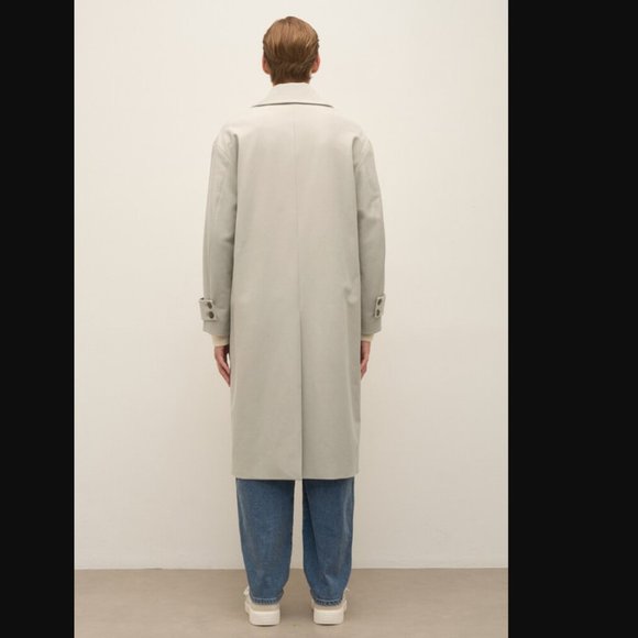 SYSTEM HOMME TRENCH COAT BACK SLIT TRENCH COAT - SIZE 100 JP / 44  EU / XL US - Picture 3 of 4